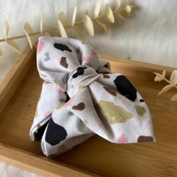 布抓夾/抓夾/繽紛磨石子-杏