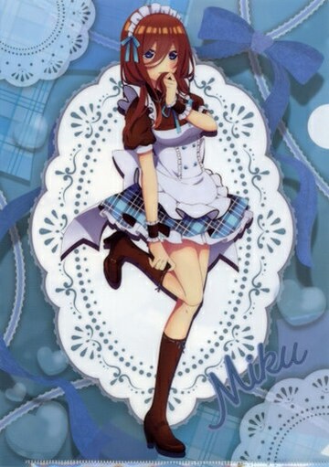 中野三玖A4文件夾五等分的新娘?情人節故事in Animate