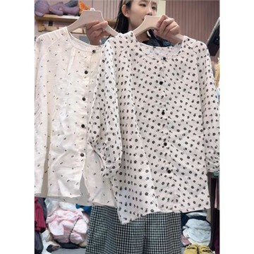 702雙層紗開衫上衣胸圍152衣長66