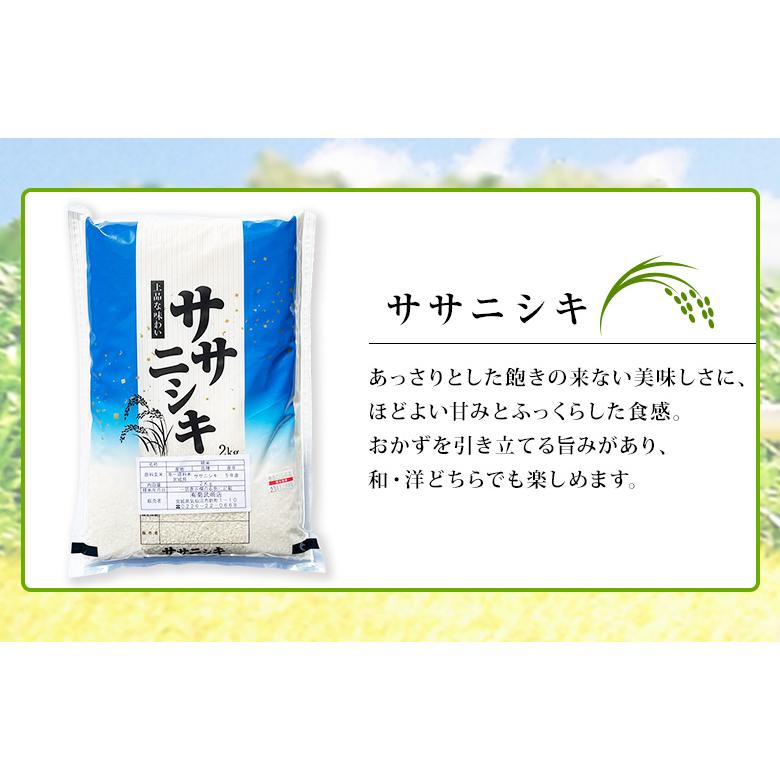 新米 宮城 お米 食べくらべ セット 送料無料 (2kg×3種) 菊武商店 東北 気仙沼 令和5年産 登米産 贈答 ギフト お歳暮