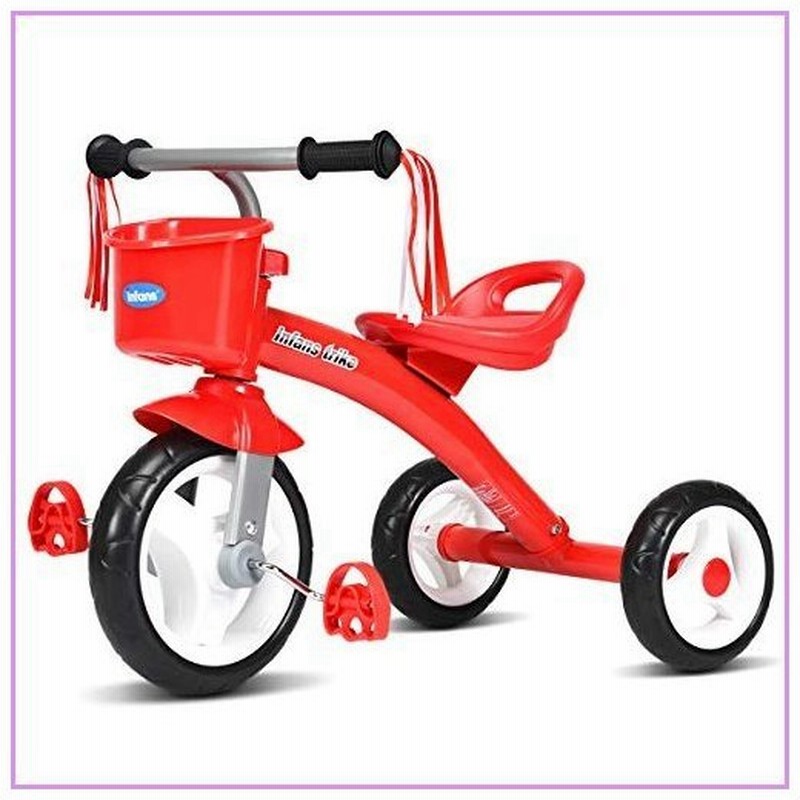 Infans キッズ 三輪車ライダー 調節可能なシート 収納バスケット プレミアム静音ホイール ノンスリップ 通販 Lineポイント最大0 5 Get Lineショッピング