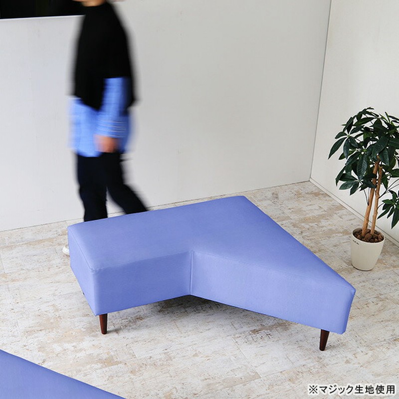 コーナーソファー ロータイプ ベンチ チェア ソファー グレー