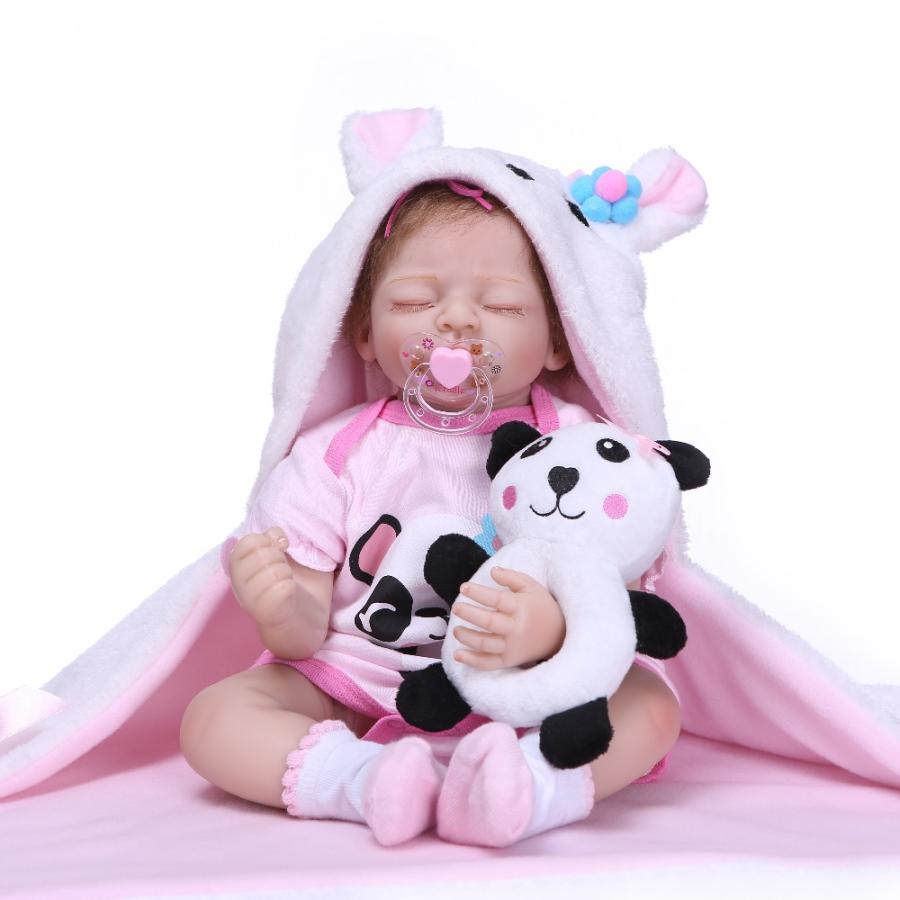 リボーンドール 人形 赤ちゃん シリコーン Reborn Doll 女の子 55