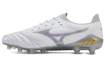 MORELIA NEO III FOOTBALL CLEATS WHITE LIGHT GREY