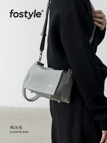 錫器灰 多色 糖果枕頭包 真皮腋下通勤包包 斜挎包 肩背包