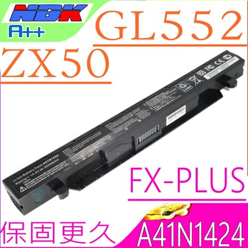 A41N1424 電池 適用 ASUS 華碩 GL552 ZX50 GL552J GL552JX ZX50J ZX50JX FX-PLUS電池