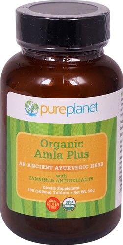 Pure Planet Organic Amla Plus 500 mg - 100 Tablets