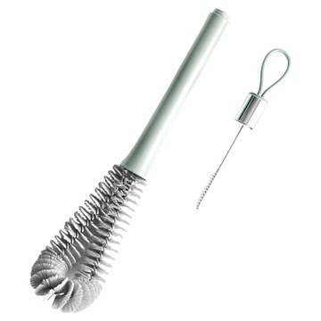 Senorkim 萬用洗瓶刷 附吸管清潔刷 ABS材質  薄荷綠  1組