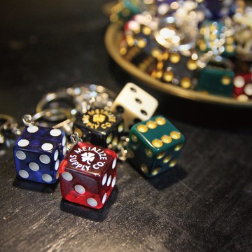 【METALIZE】Lucky Clover Dice幸運骰子鑰匙圈