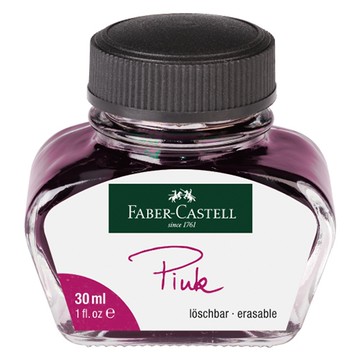 【非庫存商品急單勿下】Faber-Castell 輝柏 鋼筆墨水/鋼筆補充 瓶裝 30ML/粉紅 NO.149856 (NOD)