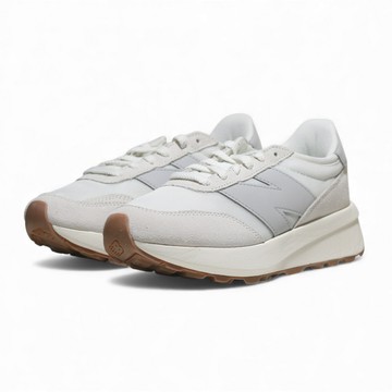 NEW BALANCE 休閒鞋 NB 370 灰白色 麂皮拼接 復古鞋 男女 U370SF