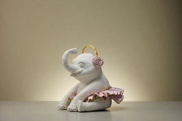 穿著芭蕾舞裙的小象 | 可接受客製