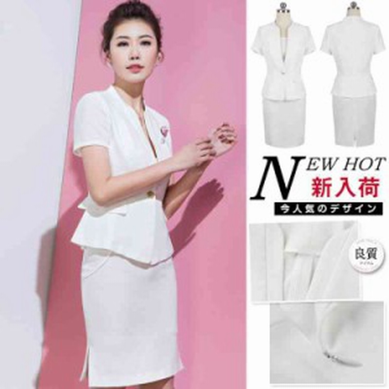 ブラウススーツ スカートスーツ レディース 2点セット オフィス ブラウス スカート ビジネススーツ 半袖 通勤 Ol リクルー 通販 Lineポイント最大1 0 Get Lineショッピング