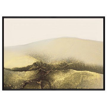 菠蘿選畫所 金色山脈 APAD3412B 掛畫 40 x 30cm 簡約現代風格  黑色