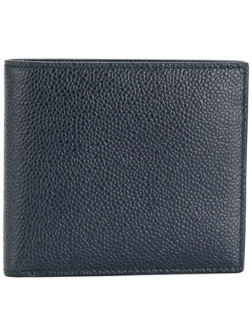 Thom Browne - Billfold In Pebble Grain - men - Leather - One Size - Blue