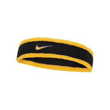 NIKE SWOOSH CLASSIC 運動 頭帶 黃黑色 N1012407009OS [台灣現貨]