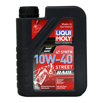 LIQUI MOLY STREET RACE 4T 10W40 全合成機油 #20753【299免運領券再享折扣】