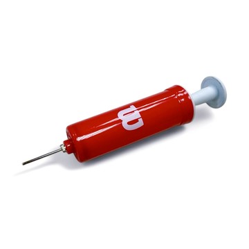 Wilson 打氣筒 Ball Pump 4吋單向打氣筒 球類打氣筒 簡易型 附球針組合 方便攜帶 紅 WIG0007