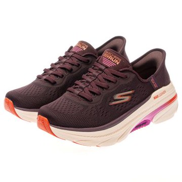 SKECHERS 女鞋 慢跑系列 慢跑鞋 瞬穿舒適科技 GO RUN MAX CUSHIONING ARCH FIT 2.0 寬楦款 - 128947WPLUM