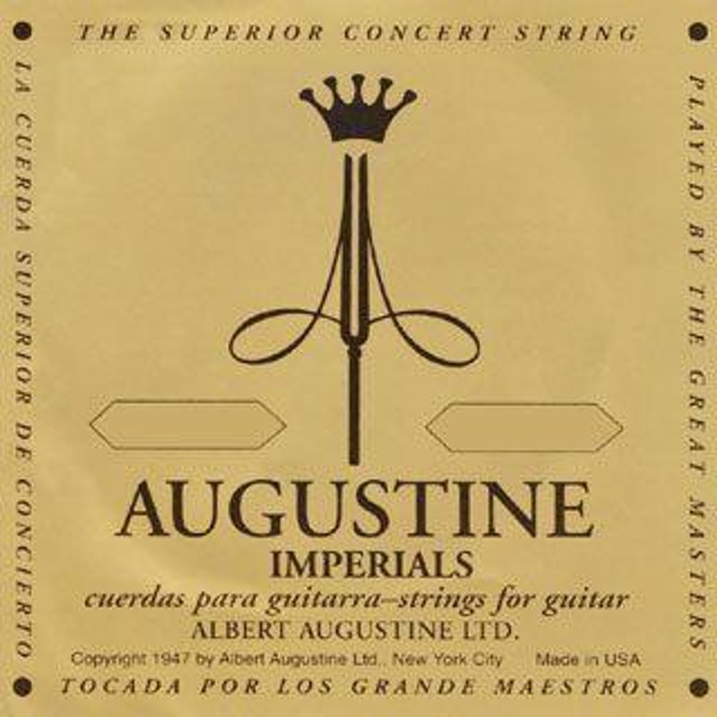 AUGUSTINE(オーガスチン) 「IMPERIAL 2弦単品×３本セット」 定番クラシックギター弦ブランド | LINEショッピング