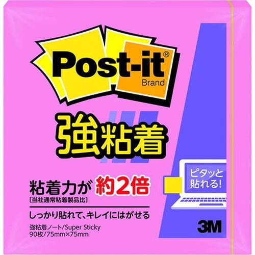 3M Post-it ポストイット 強粘着 ノート ローズ 3M-654SS-RO 代引不可