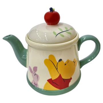 Sun Art 陶瓷蘋果造型茶壺 POOH  蘋果  350ml  1個