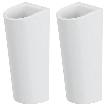 PEARL LIFE 珍珠金屬 Mag Pit 系列 珍珠金屬磁吸式牙刷架2件組  白色  1組