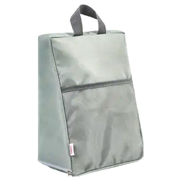 E.City 梯型立體多功能鞋袋收納袋  30 x 22.5cm  灰色