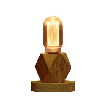 拉斐爾×木質燈座｜LED Mirage幻影燈組合 拉斐爾×六角圓底木質燈座