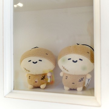 雨過山原創豆崽土豆毛絨掛件可愛包掛件搞笑鑰匙扣玩偶小公仔