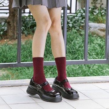 預購 SPUR Odree MaryJane Flatform Loafer 厚底樂福鞋 UA9024BK