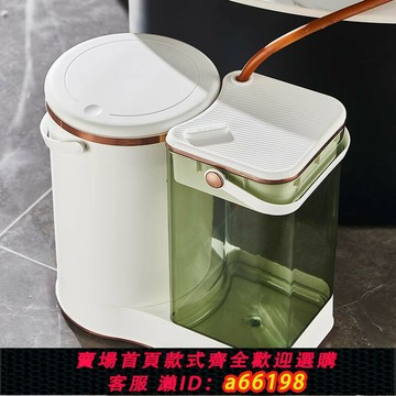 【台灣公司 可開發票】茶水桶廢水桶干濕分離茶葉過濾垃圾桶家用辦公室大容量茶桶茶渣桶