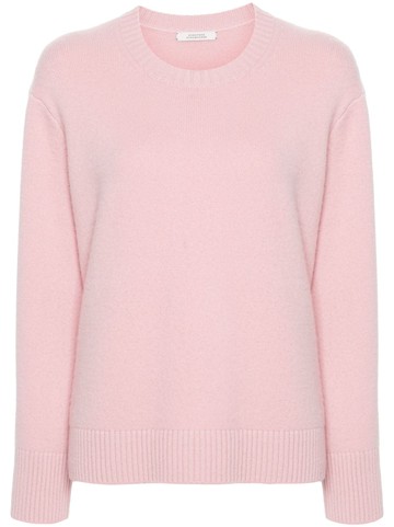 Dorothee Schumacher - round neck cashmere jumper - women - Cashmere - 2 - Pink