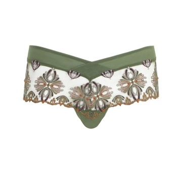 【Chantelle】Champs-Elysées_四角丁字內褲_XS-M(26040_0DE藤蔓綠)