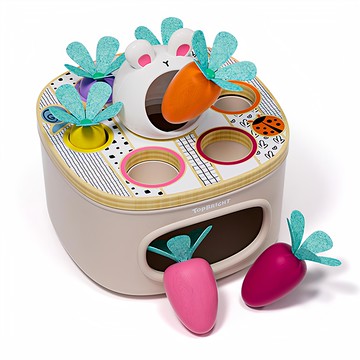 TOPBRIGHT 特寶兒趣味拔蘿蔔認知遊戲組，混和顏色，訓練手眼協調，激發寶寶的想像力  1組