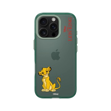 iPhone 16 Pro Clear 憂墨綠 - Disney - Lion King 迪士尼-獅子王 - 辛巴小獅王