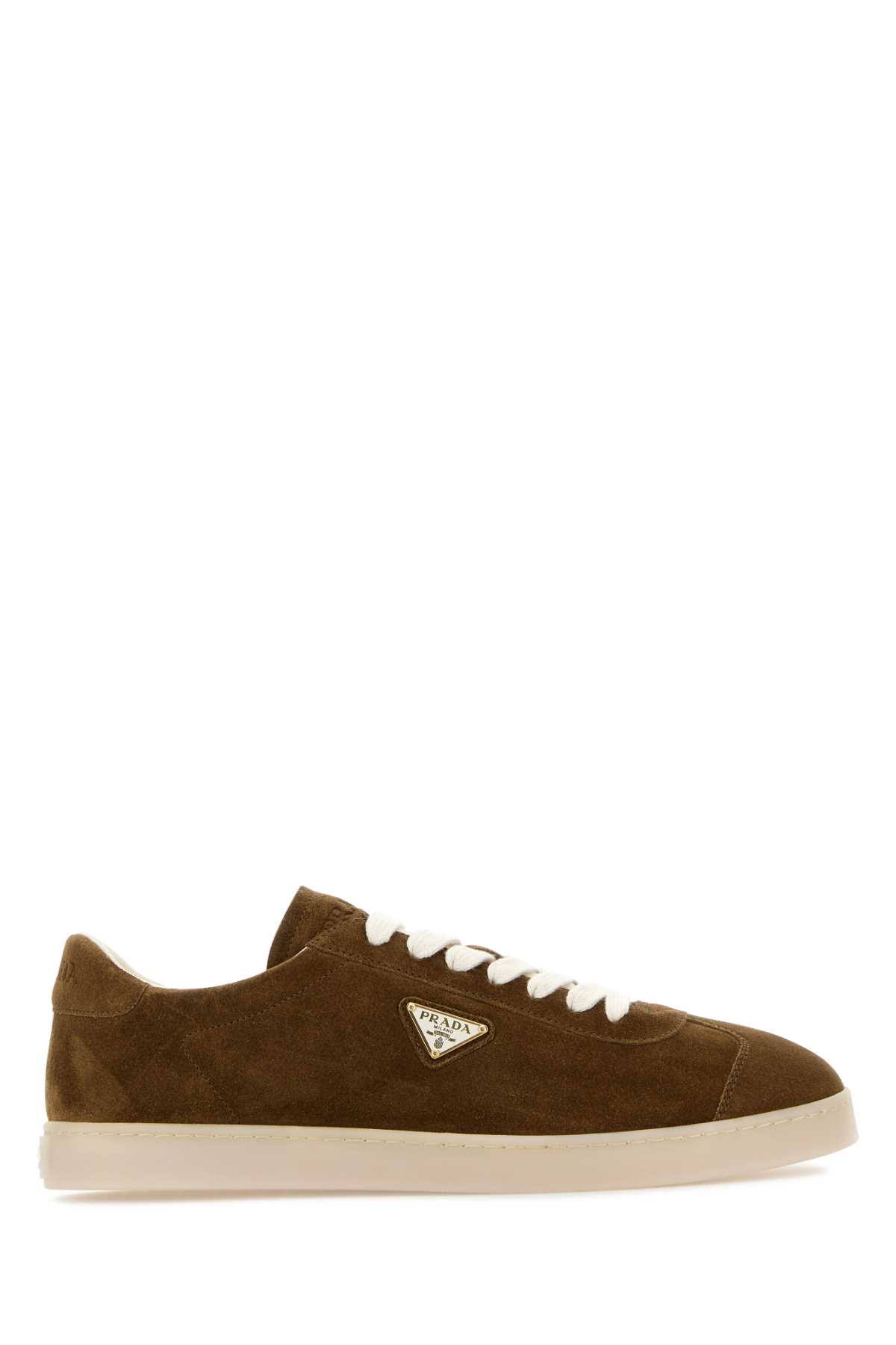 Prada Brown Suede Sneakers