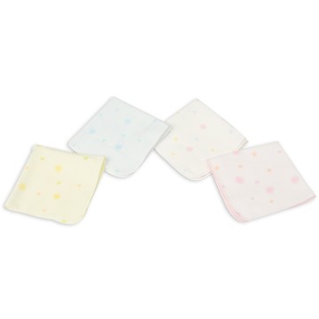 akachan honpo - 棉紗毛巾手帕4條組 (30×30cm)-日本製