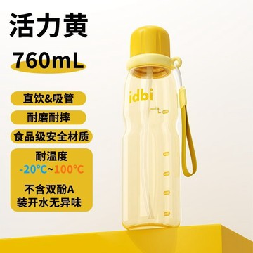 🔥臺灣出貨🔥高顏值吸管水杯女生大容量戶外隨手杯子便攜兒童學生軍訓專用水壺