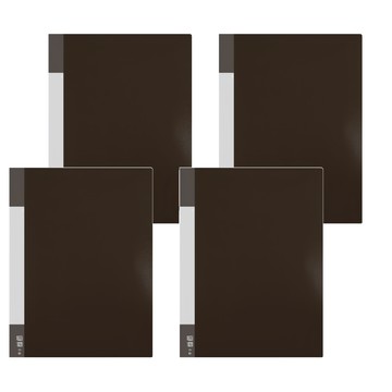 DaTaBanK 三田文具 A4 標準型 4孔夾資料夾 32*26.2*2.5cm  黑色  4本