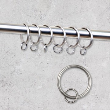 Home Desyne捷安傢飾 現貨大小圈窗簾圈10入組 台灣製4色2尺寸 多用途掛鉤 窗簾窗飾 中鋼鐵材 耐用 DIY