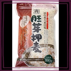 西田精麦 胚芽押麦 800G 国内産 大麦