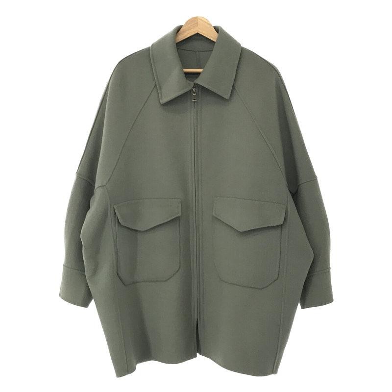 MACHATT マチャット ウール ジップリバーコート machatt ジップウール