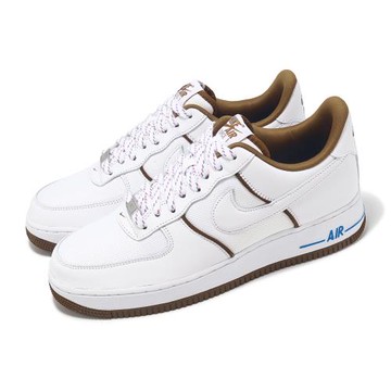 Nike 休閒鞋 Air Force 1 07 LX 男鞋 白 棕 咖啡 AF1 經典 FN5757-100