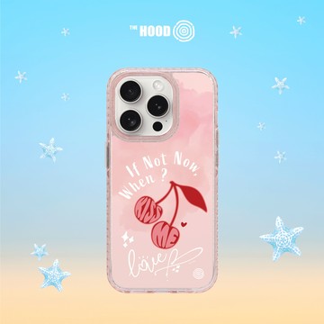 THE HOOD夏日系列 甜蜜櫻桃 iphone 16/15/14 Pro Max/Pro 磁吸氣墊防摔/鏡面手機殼