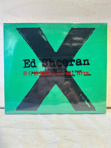 黃老板 Ed Sheeran《X》CD專輯 全新未拆封 限量珍藏版 流行音樂 英國歌手 熱門專輯 收藏必備 塑封完整 不退不換