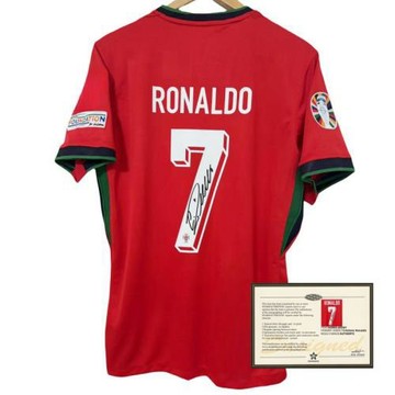 24葡萄牙 C羅納爾多 印簽簽名球衣soccer jersey