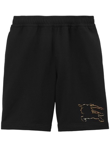 Burberry - EKD-motif cotton shorts - men - Cotton - S - Black