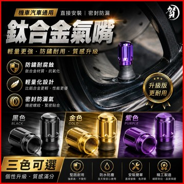 【叫小賀】鈦合金 氣嘴頭 風嘴 輪胎氣嘴頭 輪框氣嘴 鈦合金風嘴 汽車輪胎 氣嘴 機車輪胎 DRG JETSL 勁戰六代
