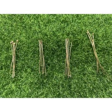 遇見~沙金 圓頭針T字針 9字針金色 隨意扣 手作配件 diy材料  隨意扣材料 耳針手作 手作材料 配件 串珠材料